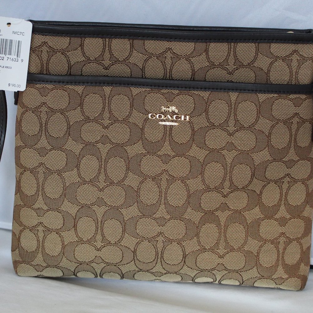 Coach OTLN Signature Z File Crossbody Bag